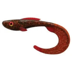 Abu Garcia - Beast Curly Tail 21cm -Fisketillbehör affär Abu Garcia Beast Tail Lava Motoroil