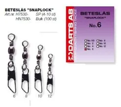 Darts Beteslås Snaplock