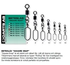 Beteslås Square Snap