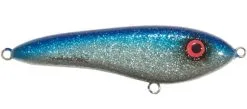 SVARTZONKER TICSAREN 14 CM -Fisketillbehör affär ticsaren blue silver glitter